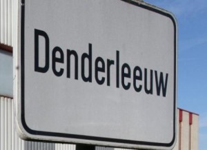 Denderleeuw verkeersbord Persregio Dender
