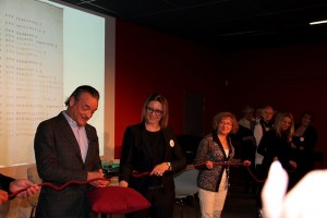 Burgemeester V. Tittelboom opent tentoonstelling Voor(bij) woorden Persregio Dender