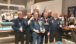 Biljartclub Hoeksken Mere Belgisch kampioen Persregio Dender