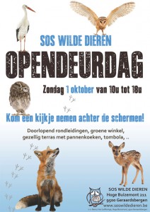 SOS Wilde dieren affiche opendeur 2017 Persregio Dender