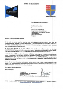 Brief van Frankrijk rond De Muur Persregio Dender