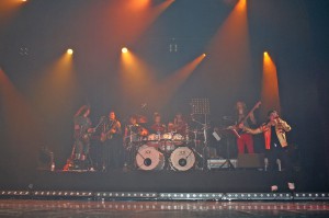 Michael Jackson met band in De Werf persregio Dender