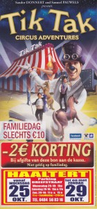 Ticket korting Tik Tak Circus Adventures