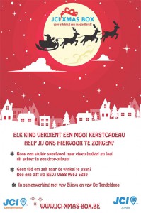 JCI Kerstcadeau oproep affiche Persregio Dender