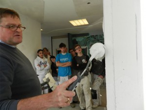 Leraren KA Geraardsbergen tijdens projectweek Persregio Dender
