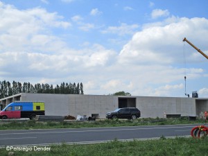 Crematorium Westlede in opbouw Aalst Persregio Dender