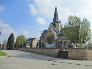 Meldert kerk dorp Persregio Dender