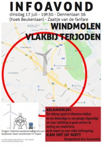 Terjoden plan windmolen Persregio Dender