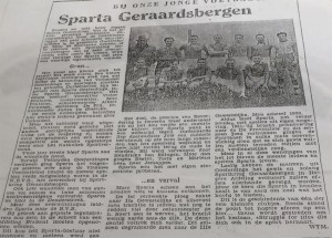 Sparta Moerbeke Geraardsbergen Persregio Dender
