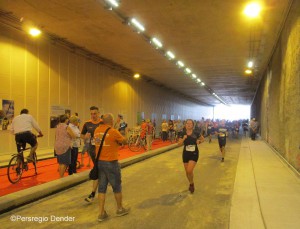 Tunnelloop in Aalst binnen Persregio Dender