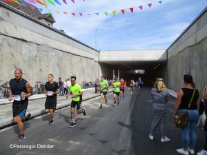 Tunnelloop in Aalst opening 2018 Persregio Dender